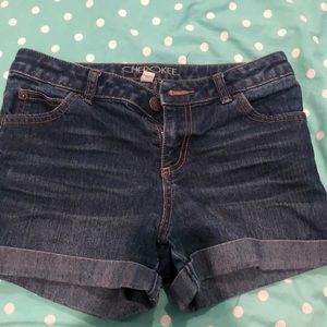 Cherokee denim jean shorts